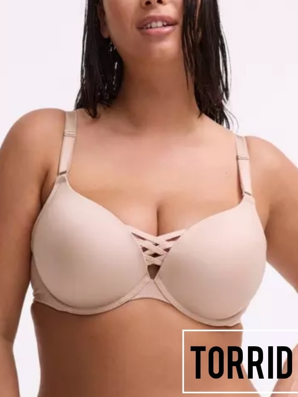 Torrid XO Plunge Push-Up Smooth Bra